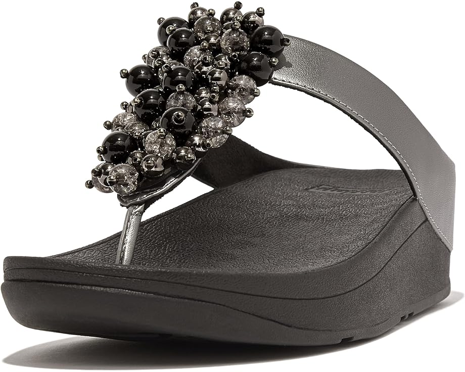 FitFlop Women's Flitta Stud & Buckle Wedge Thong Sandals | Bloomingdale's