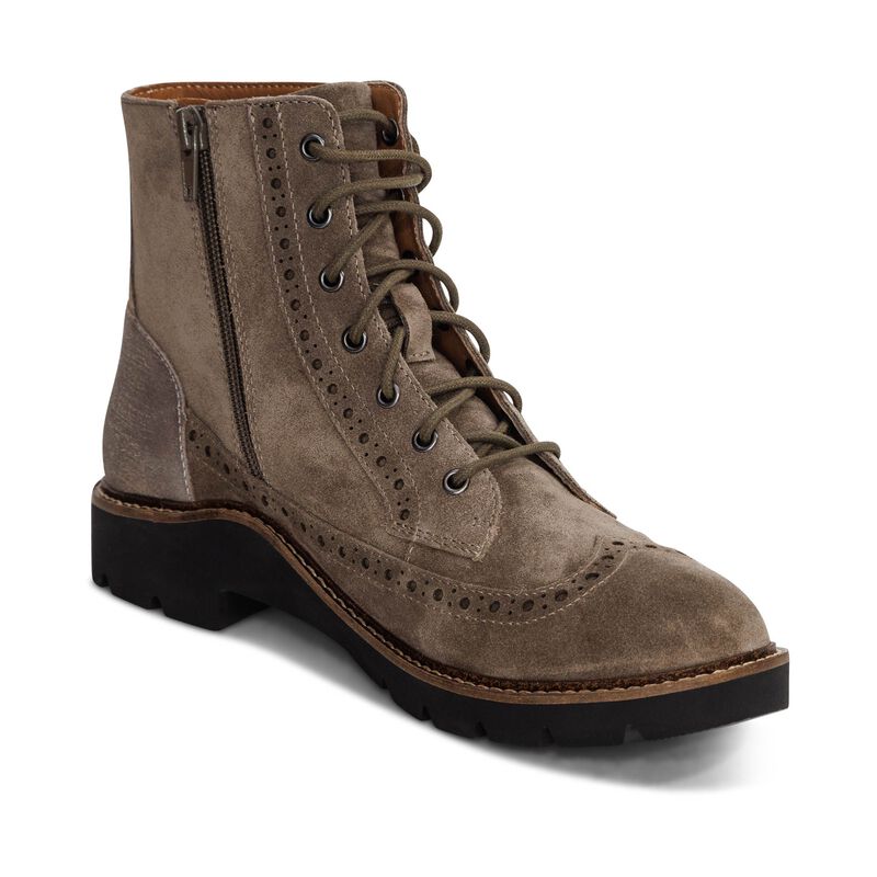 Comfy lace up boots best sale