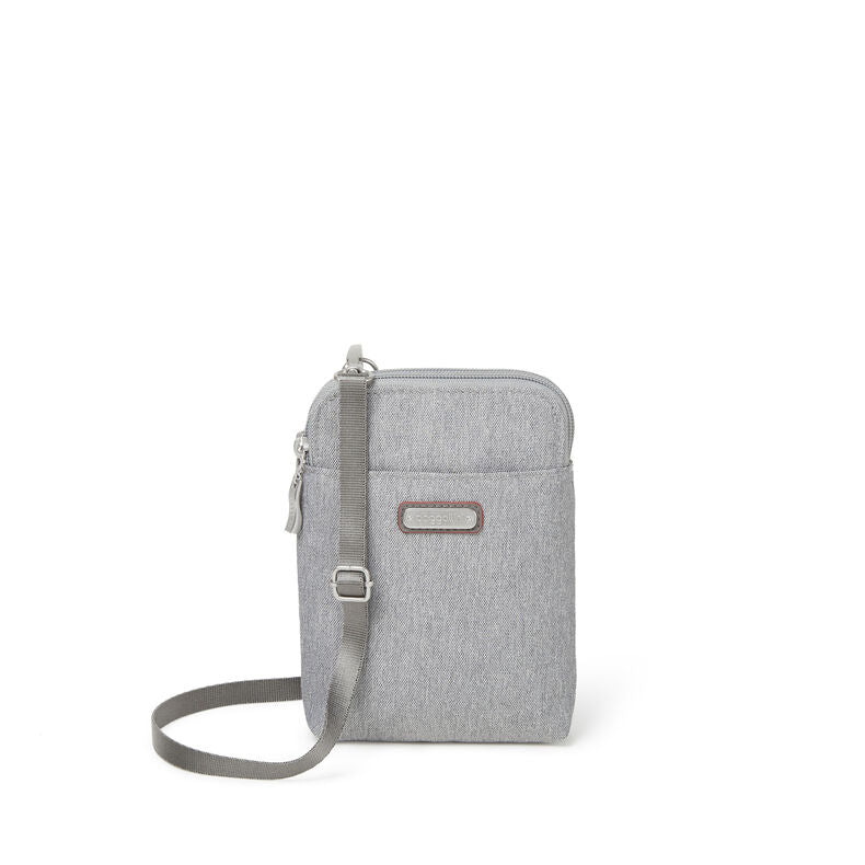 Baggallini Take Two RFID Bryant Crossbody in Stone Heritage Cute