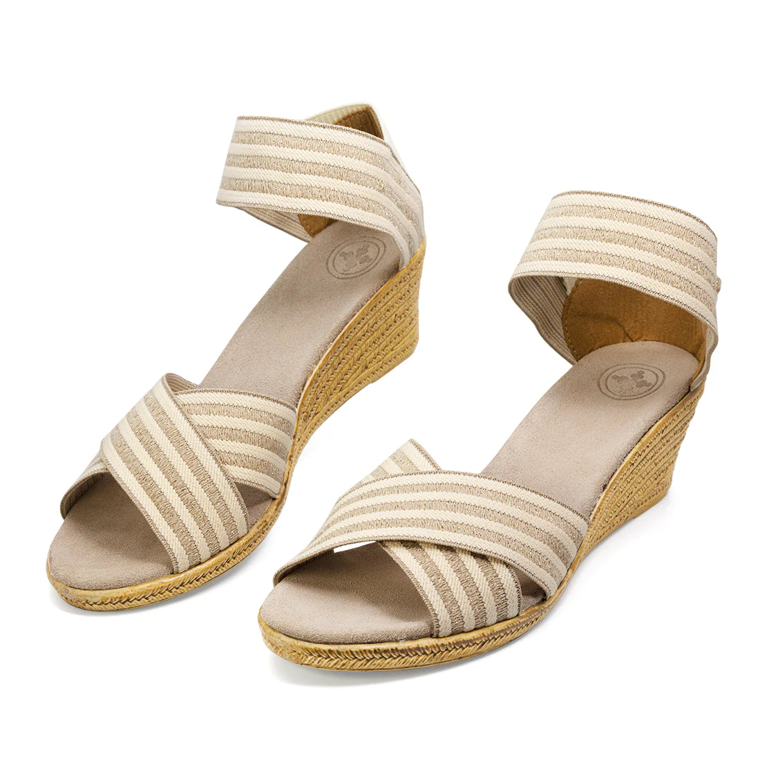 ▷ Peep toe wedge espadrille | Wedge heeled - CROACIA colour White